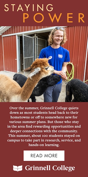 25 Aug Summer Students_Our Grinnell Banner